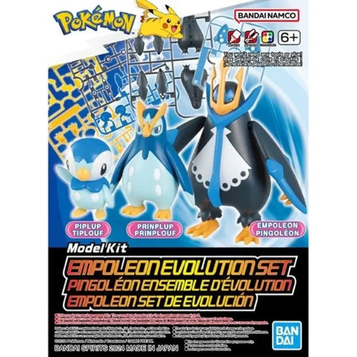 Bandai Pokemon Model Kit Empoleon Evolution Set