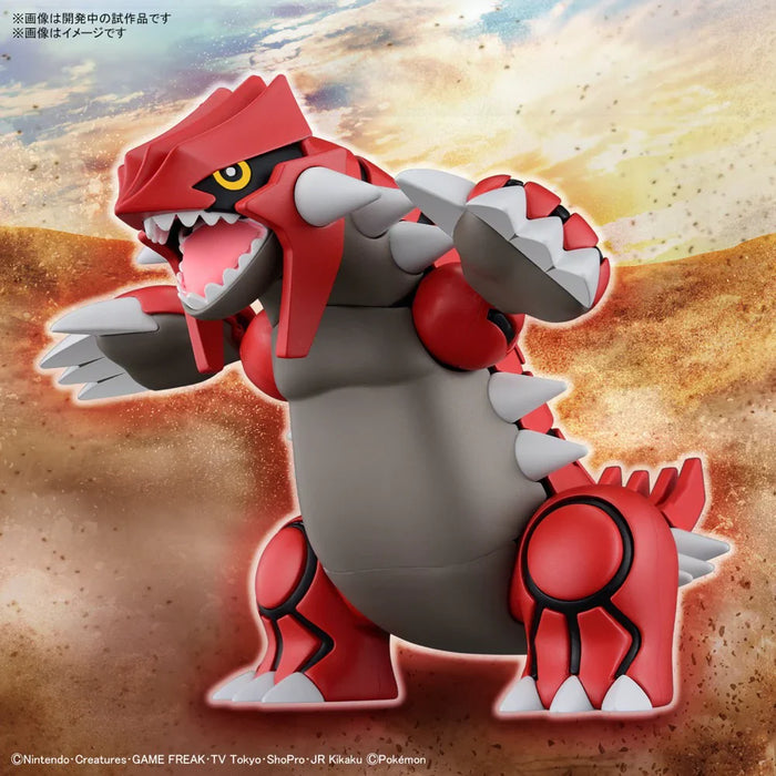 Bandai Pokemon Model Kit Groudon