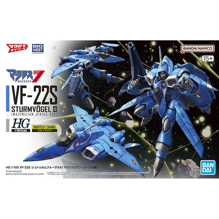 Bandai HG 1/100 VF-22S Sturmvogel II Maximilian Jenius Use