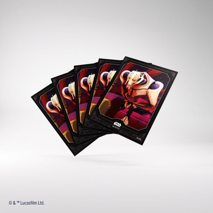 swu card sleeves Gamegenic SWU Art Sleeves: General Grievous — Arkhaven Games & Hobbies