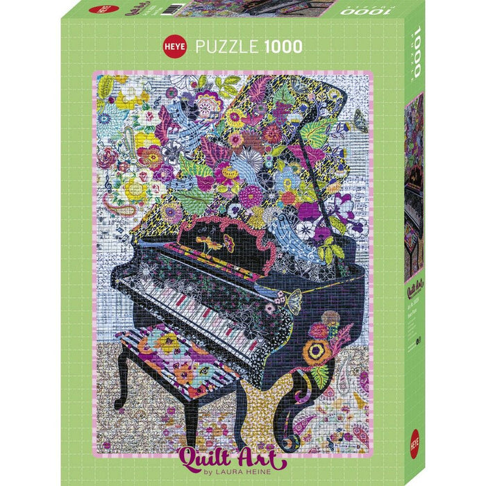Quilt Art, Sewn Piano 1000 pieces