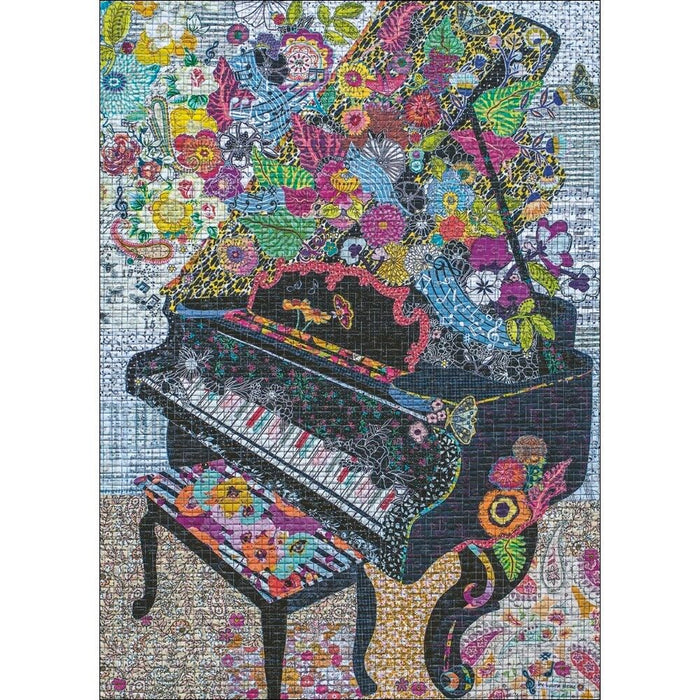Quilt Art, Sewn Piano 1000 pieces