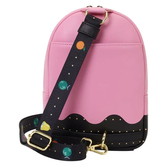 Loungefly - Pac-man: Pinky Ghost Sling Crossbody Bag