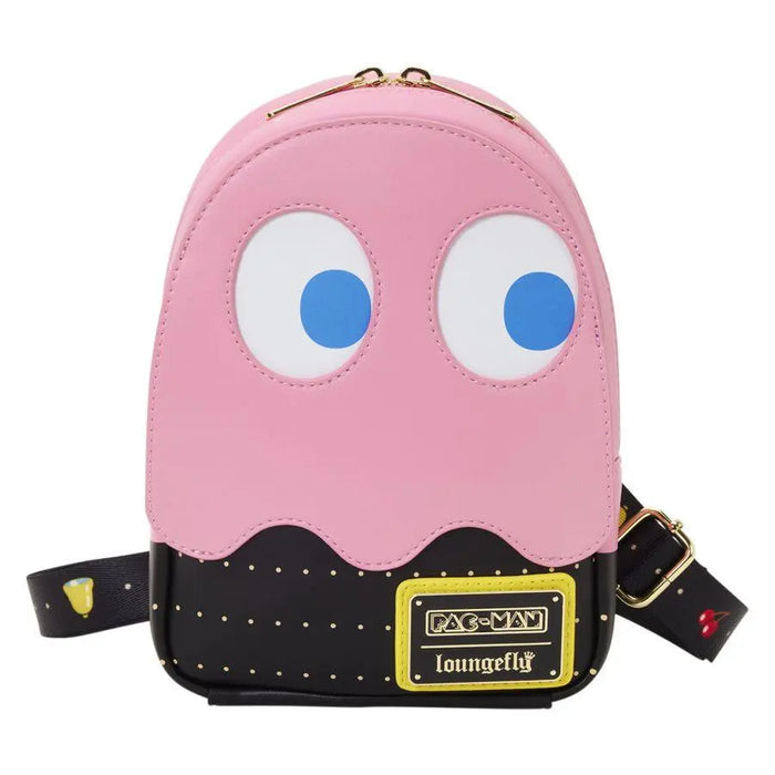 Loungefly - Pac-man: Pinky Ghost Sling Crossbody Bag