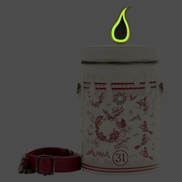 Loungefly - Hocus Pocus: Black Flame Candle Glow Crossbody Bag