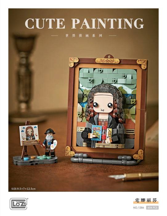 LOZ Cute Mona Painting