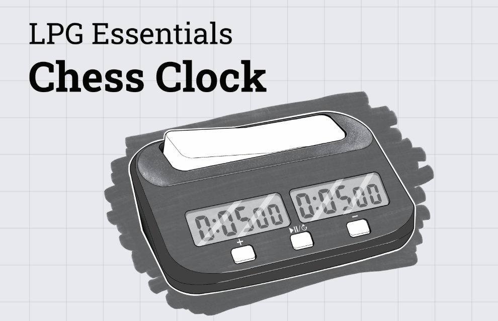 LPG Electronic Chess Clock - Black