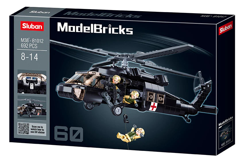 Sluban - MB Helicopter Black Hawk