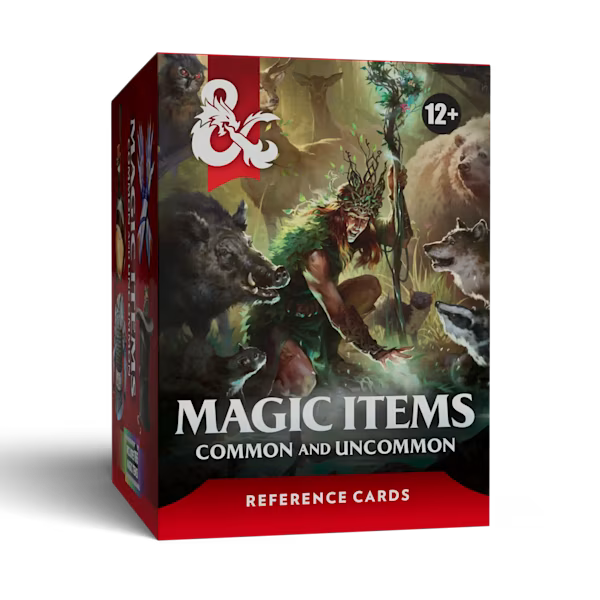 D&D Reference Cards - Magic Items: Common and Uncommon
