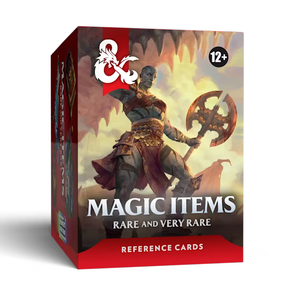 D&D Reference Cards - Magic Items: Rare and Very Rare