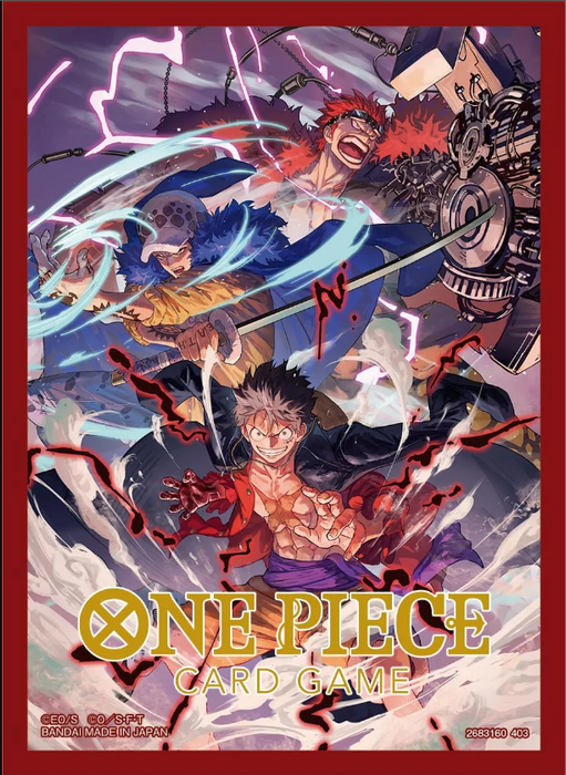 One Piece - Official Sleeves Set 4 Three Captains