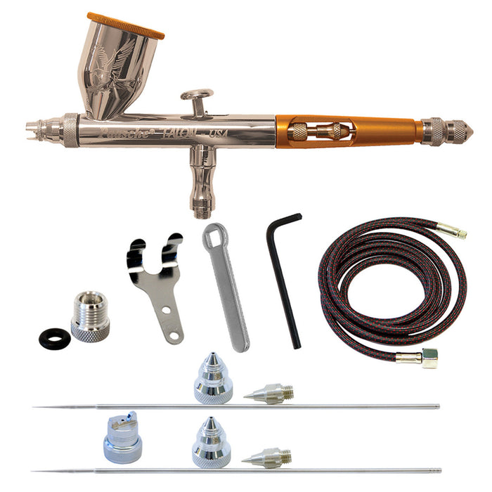 Talon Set Gravity Airbrush w/all Heads & Fan Cap (PREVIOUSLY TG-3F)
