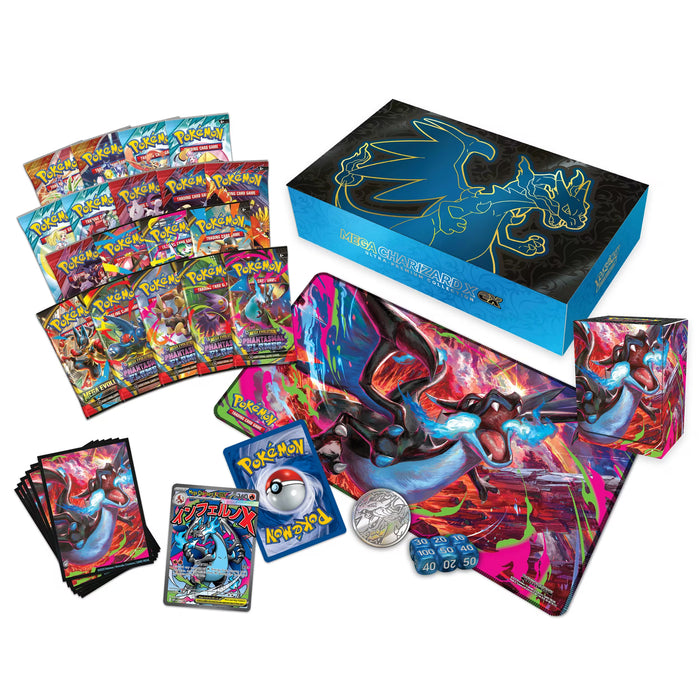 Pokemon TCG Mega Evolutions - Mega Charizard X ex Ultra Premium Collection