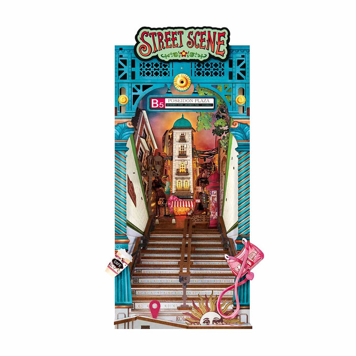 DIY Bookends - Street Scene