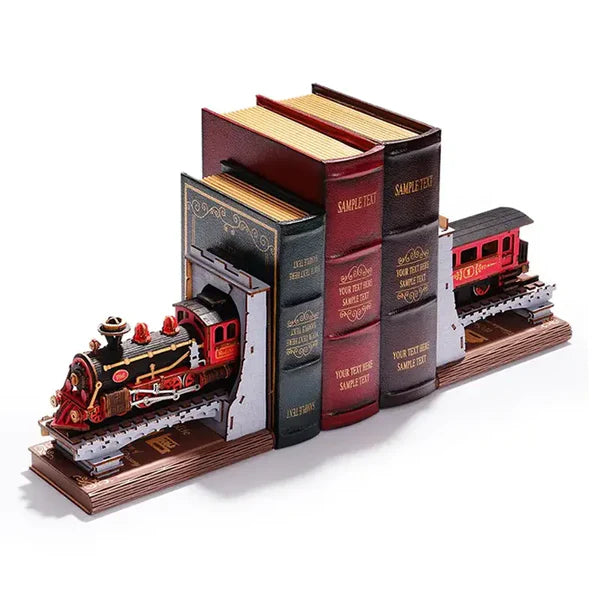 DIY Bookends - Century Train
