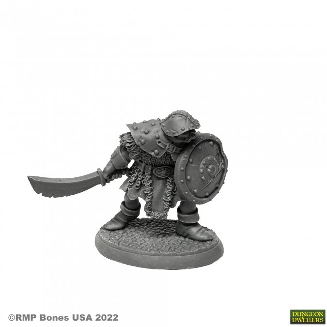 Reaper: Dungeon Dwellers: Orc Warrior of the Ragged Wound Tribe