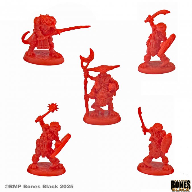 Reaper: Bones Black: Fire Newts (5)