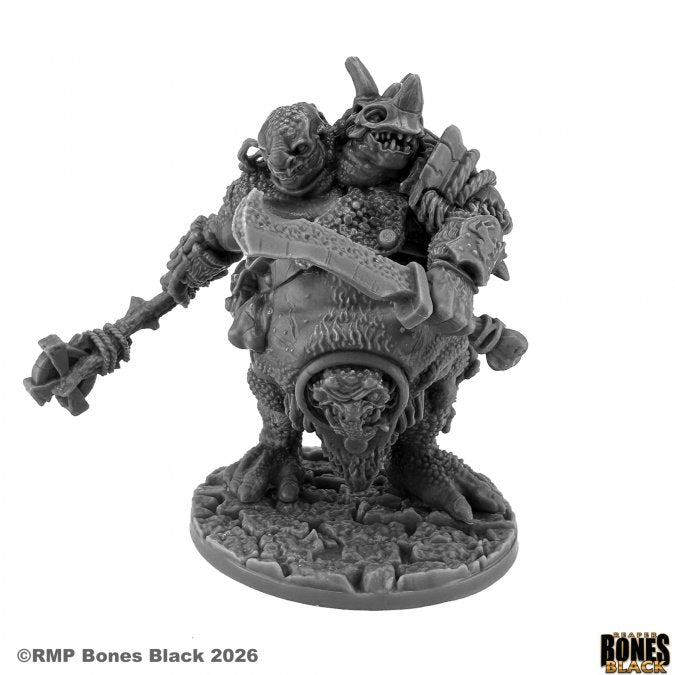 Reaper: Bones Black: Lardgulp, Two-Headed Troll