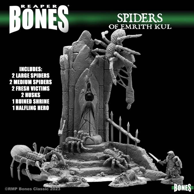 Reaper: Bones Classic: The Spiders of Emrith Kul