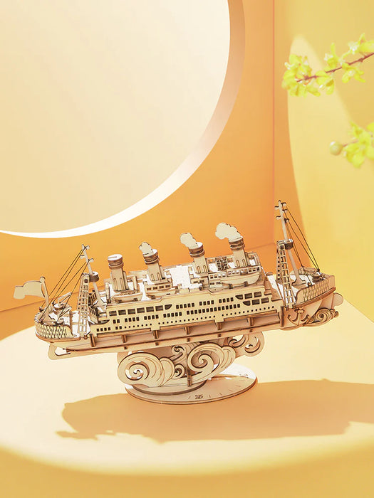 Robotime 3D Wooden Puzzle - Cruise Ship
