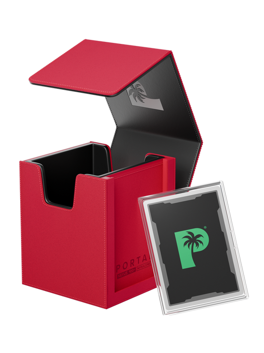 Palms Off: Portal Deck Box - Nexus 100+ Red