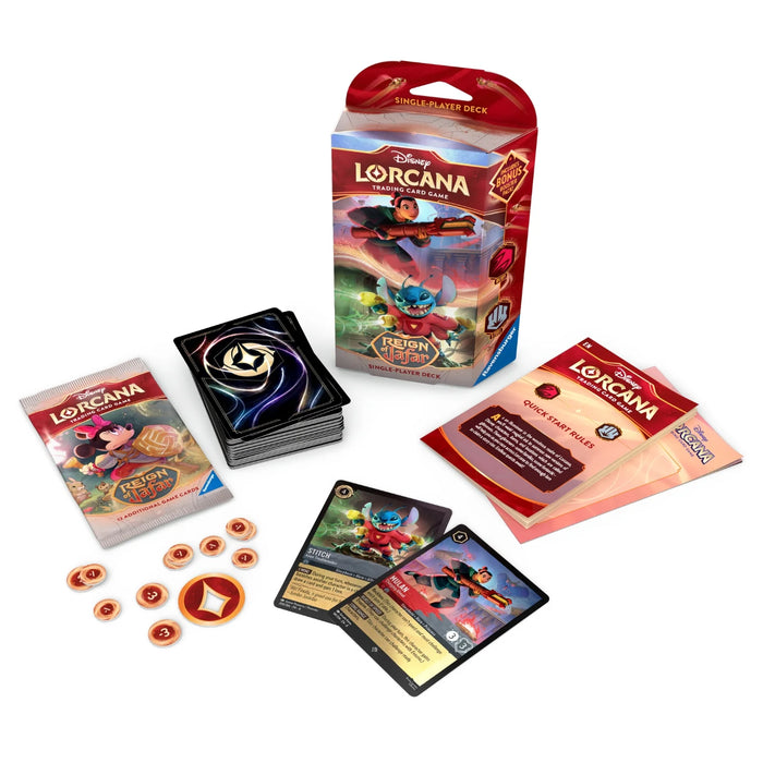 Lorcana - Reign of Jafar Ruby and Steel Starter Deck