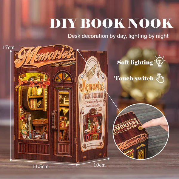Cutebee Memories Music Bookshop Book Nook