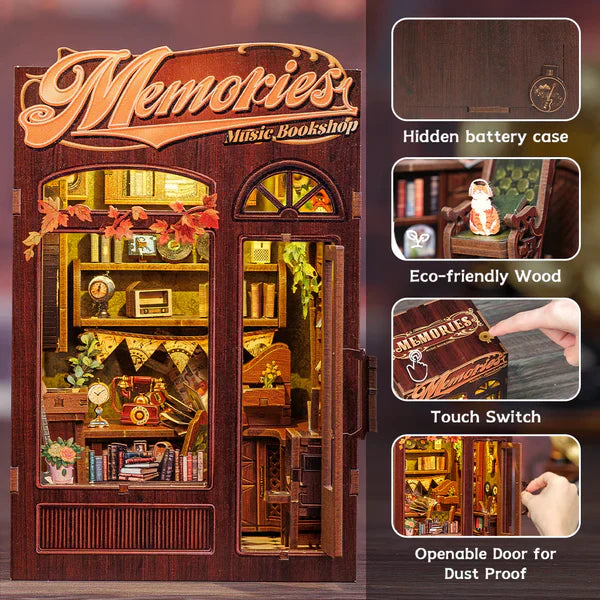 Cutebee Memories Music Bookshop Book Nook