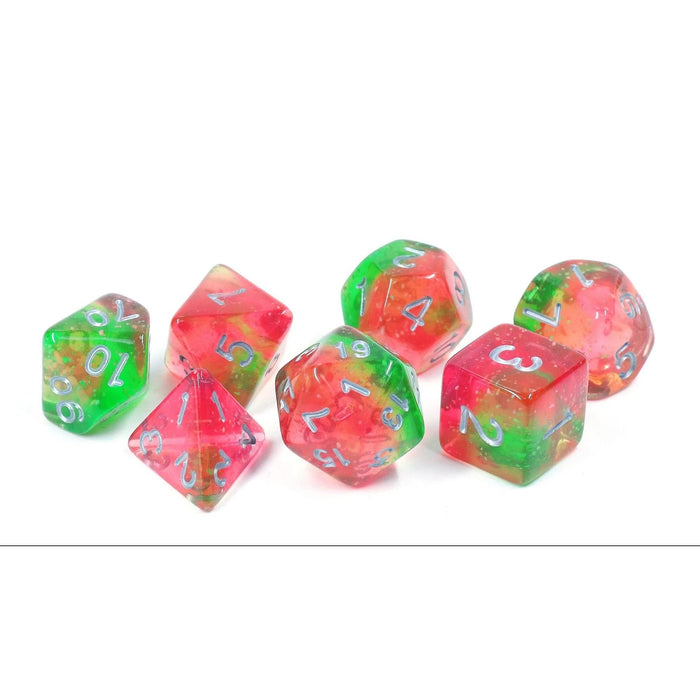 Sirius Dice - Lotus Glowworm Dice Set