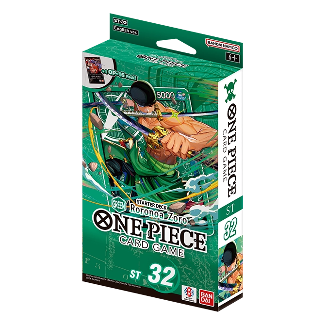 One Piece - (Green) Roronoa Zoro Starter Deck - ST-32