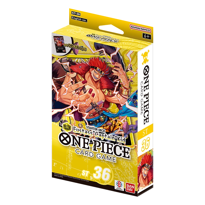 One Piece - (Yellow) Eustass Captain Kid Starter Deck - ST-36