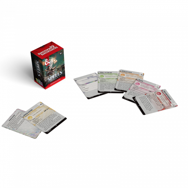 D&D Reference Cards - Spells: Levels 0-1
