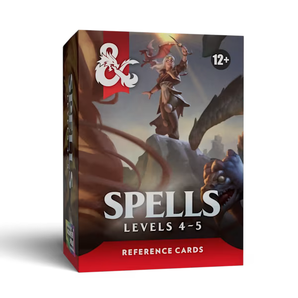 D&D Reference Cards - Spells: Levels 4-5