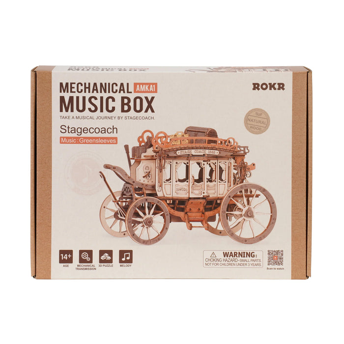 Stagecoach Mechanical Music Box