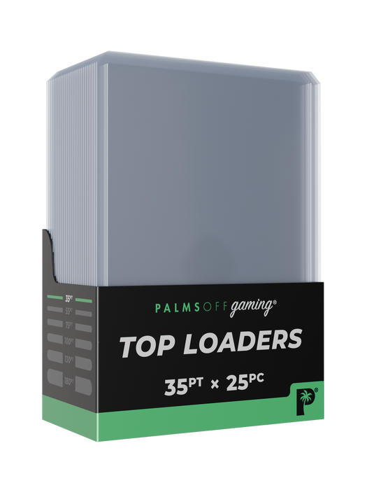Palms Off: 35pt Top Loaders - 25pc