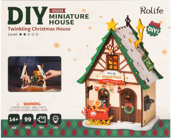 Rolife - DS036 - Twinkling Christmas House