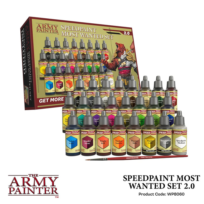Army Painter Warpaints: Speedpaint Most Wanted Starter Set 2.0