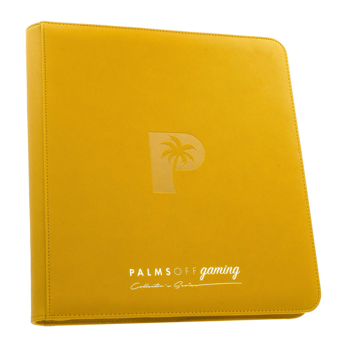 Collectors Series 12 Pocket Zip Trading Card Binder - YELLOW