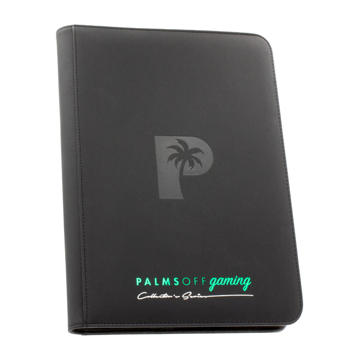 Collectors Series 9 Pocket Zip Trading Card Binder - BLACK