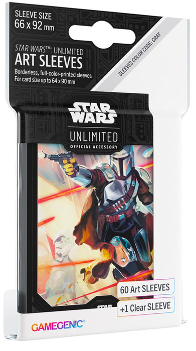 Gamegenic SWU Art Sleeves: Mandalorian