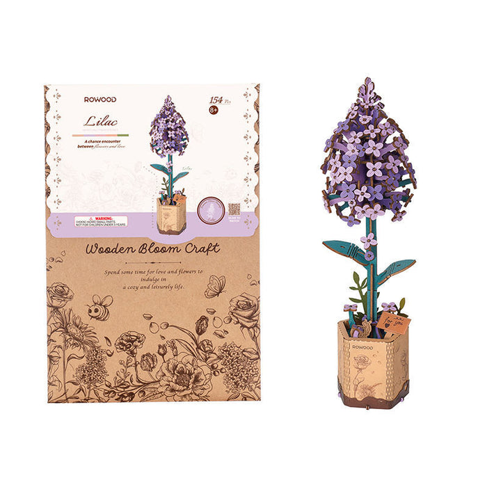 Robotime Wood Bloom Lilac