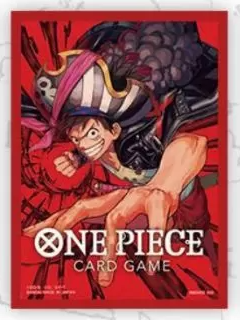 One Piece Official Sleeves - Monkey D Luffy Film Red