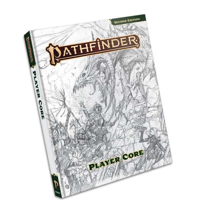 Pathfinder 2nd: Player Core Sketch Cover