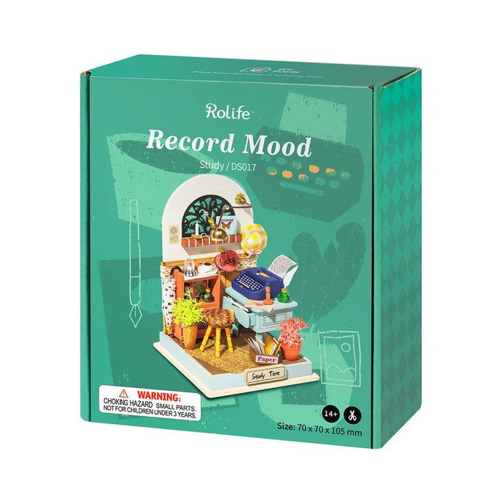 DIY Mini House: Record Mood - Study