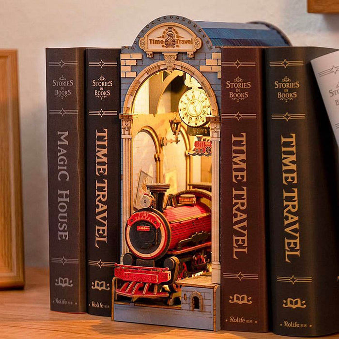 DIY Bookends - Time Travel