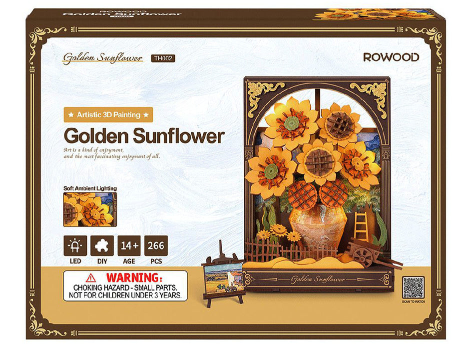 Robotime Golden Sunflower 3D Picture