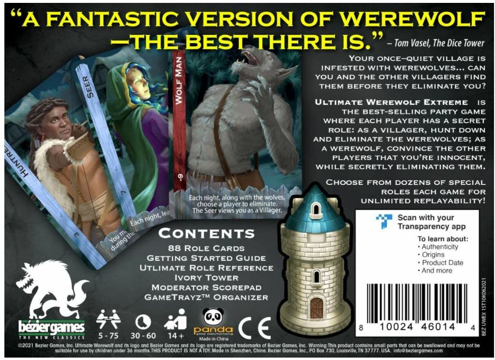 Ultimate Werewolf Extreme — Arkhaven Games & Hobbies