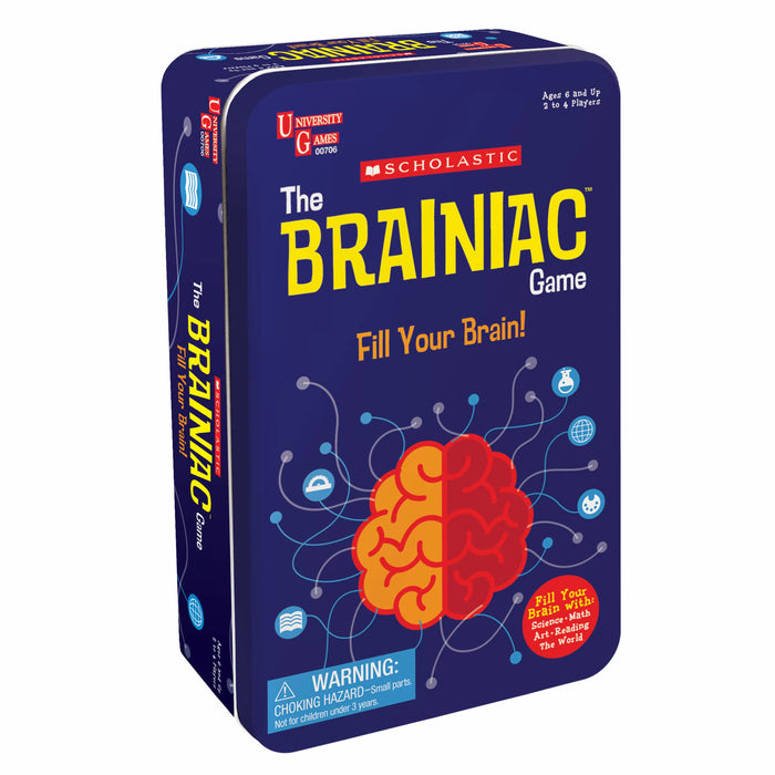 Scholastic Brainiac Tinned Game