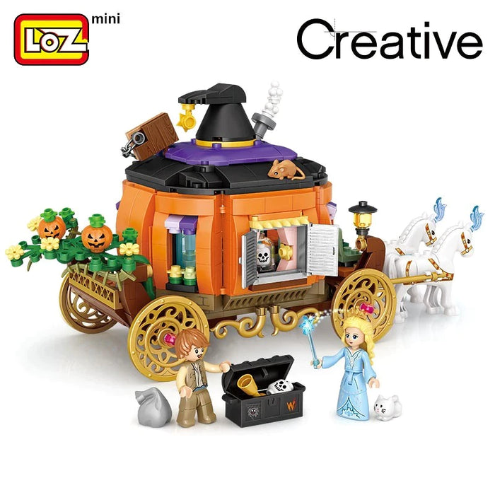 LOZ Halloween Pumpkin Wagon