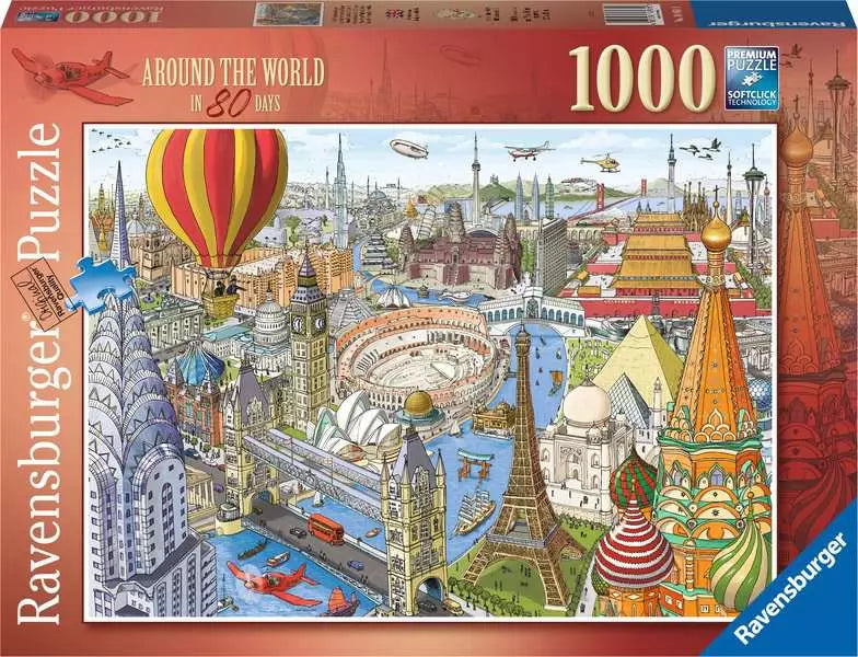 Ravensburger - Around the World in 80 Days 1000 Piece